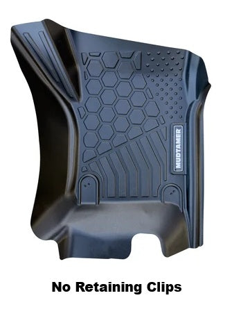 Brown Davis - Toyota Landcruiser 70 Series Single Cab(1999-2016) - 4WD Floor Mats - Driver and Passenger Fronts