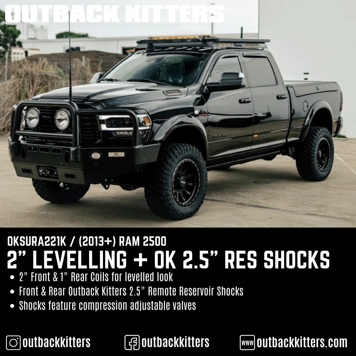 Outback Kitters - 2" Lift Kit for 2013+ Ram 2500