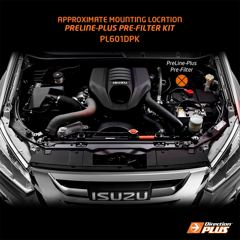 Direction Plus - PRELINE-PLUS PRE-FILTER KIT D-MAX / MU-X (PL601DPK)