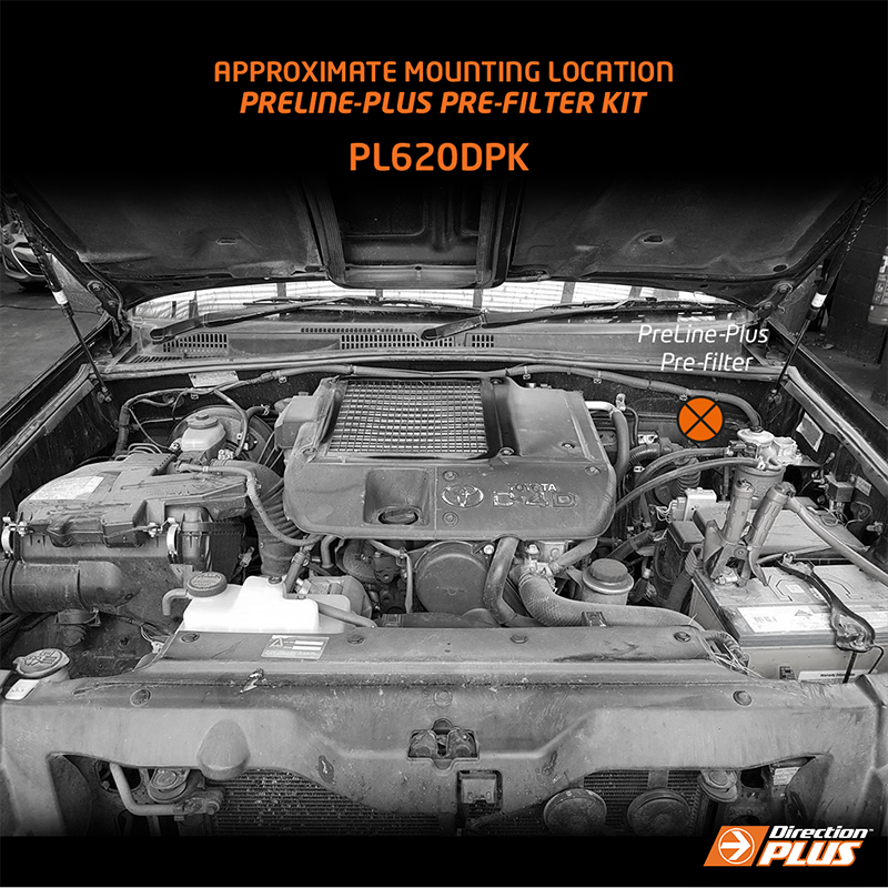 Direction Plus - PRELINE-PLUS PRE-FILTER KIT PRADO 150 (PL620DPK)