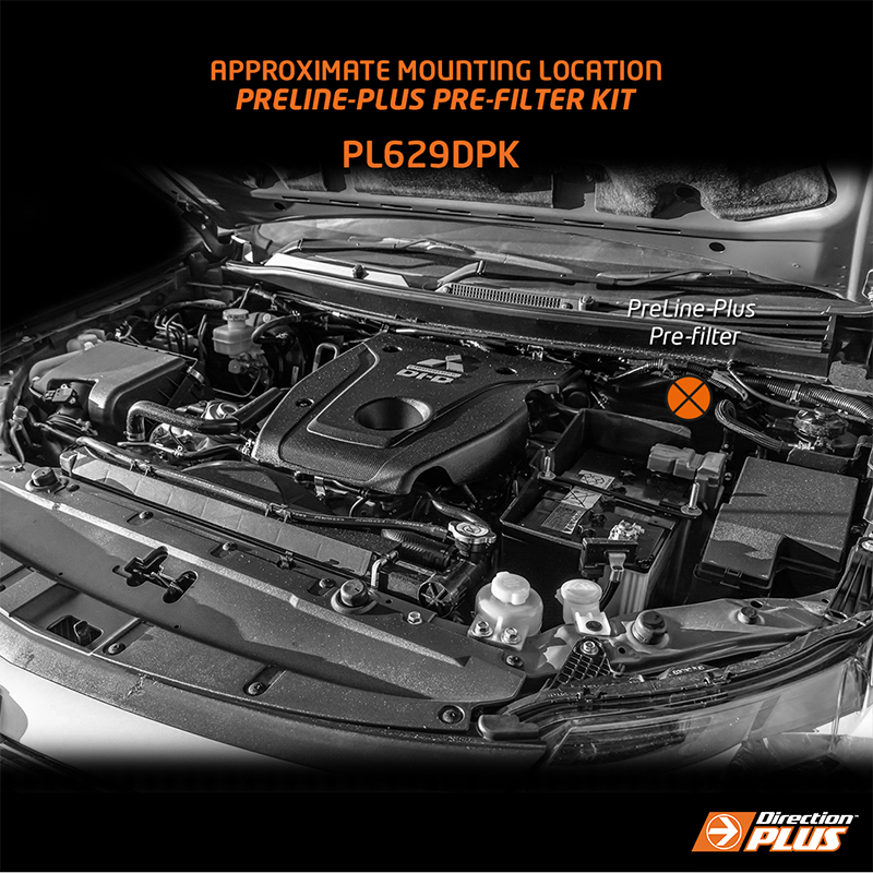 Direction Plus - PRELINE-PLUS PRE-FILTER KIT TRITON MQ/MR / PAJERO SPORT (PL629DPK)