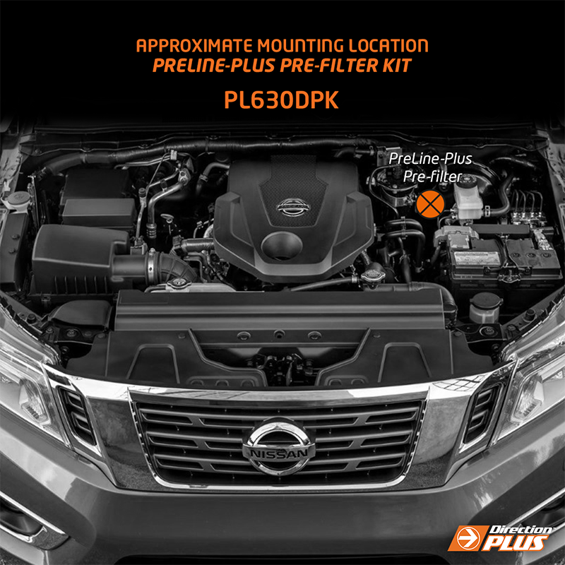 Direction Plus - PRELINE-PLUS PRE-FILTER KIT NAVARA NP300 (PL630DPK)