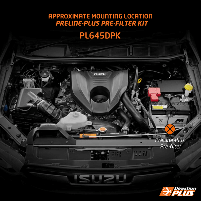 Direction Plus - PRELINE-PLUS PRE-FILTER KIT D-MAX / BT-50 / MUX 2020/2021 (PL645DPK)