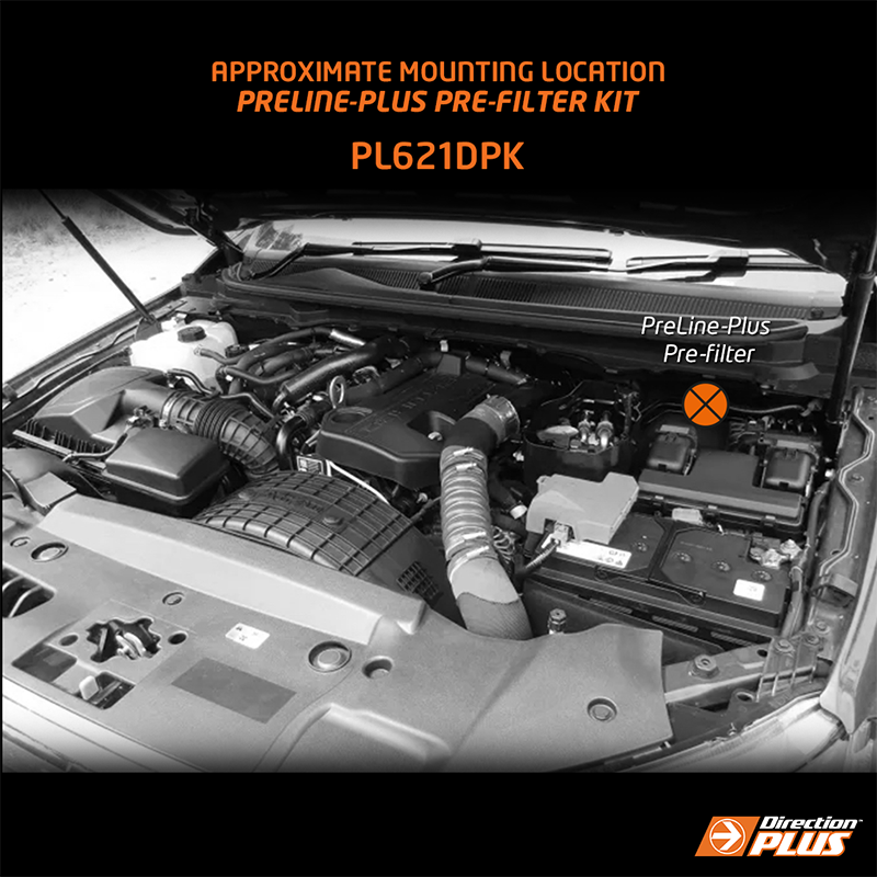 Direction Plus - PRELINE-PLUS PRE-FILTER KIT RANGER / EVEREST / BT-50 (PL661DPK)