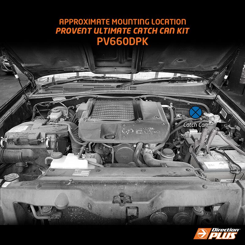 Direction Plus - ProVent® Oil Separator Kit TOYOTA PRADO 120 (PV660DPK)