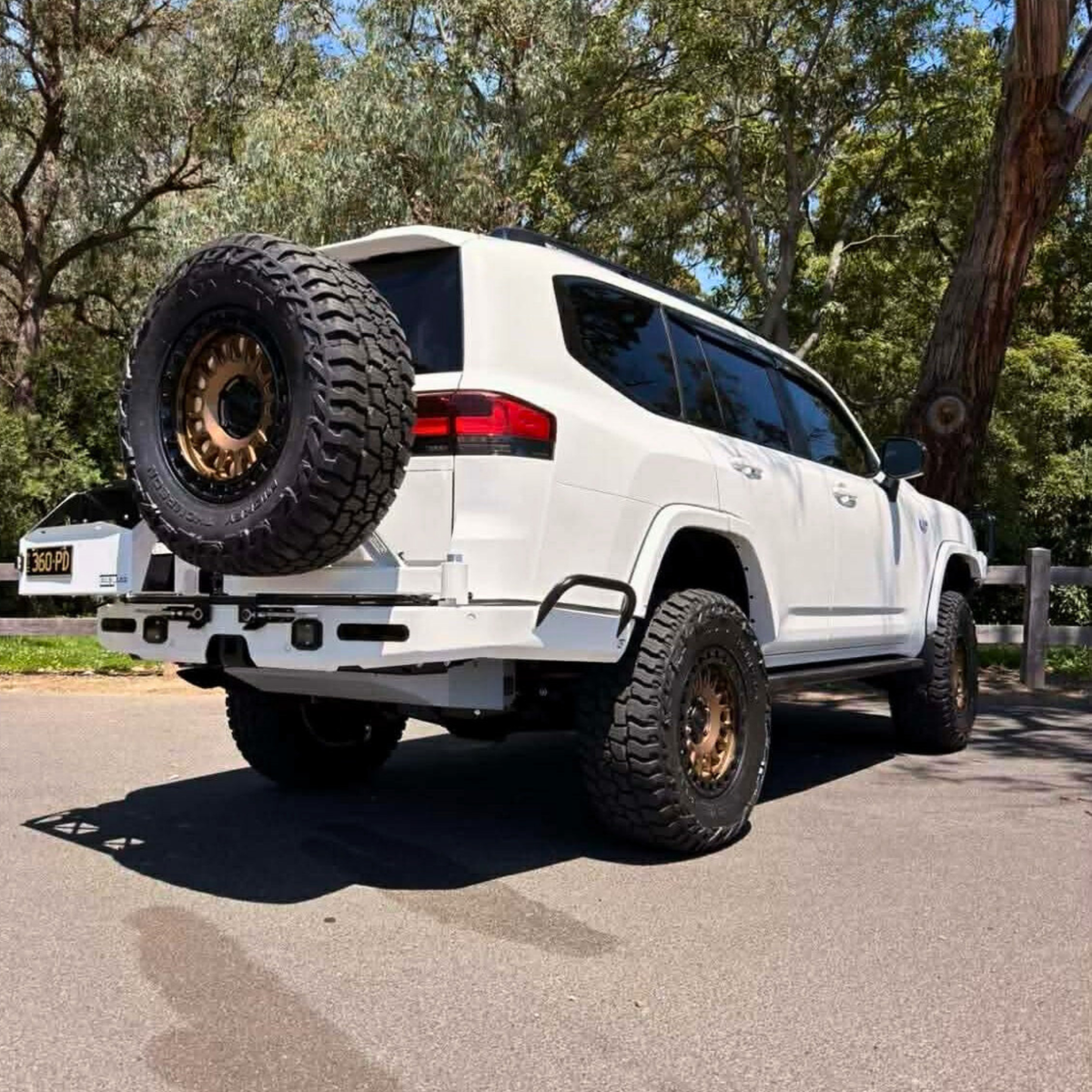 300 Series Toyota LandCruiser "V2" Rear Bar - GR Sport