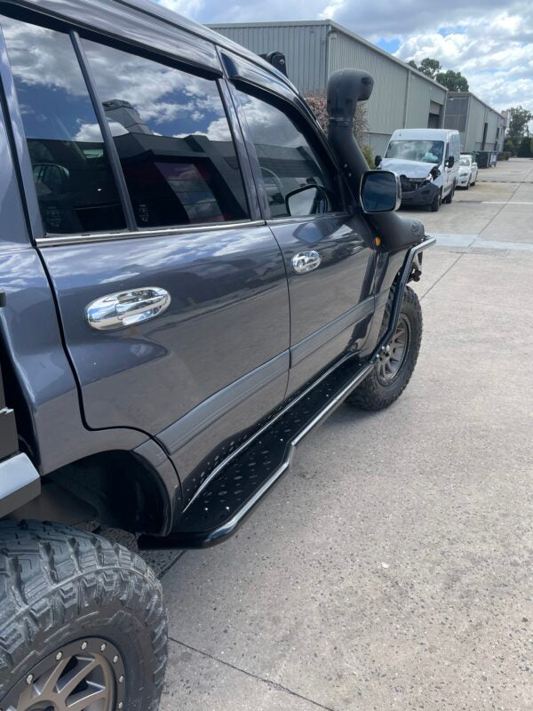 100 Series IFS Toyota LandCruiser Revolution Rock Sliders & Rails - 2006 / Custom Infills