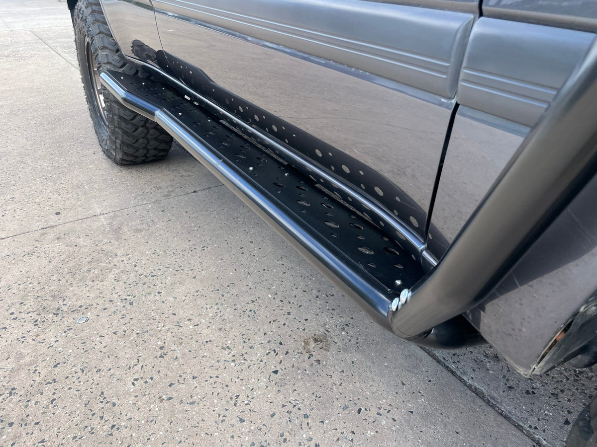 Raslarr - 100 Series IFS Toyota LandCruiser Revolution Rock Sliders & Rails