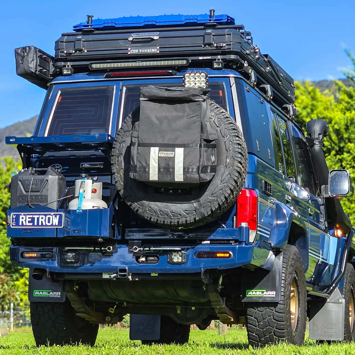 Raslarr - 76/78 Series Toyota LandCruiser "V2" Rear Bar