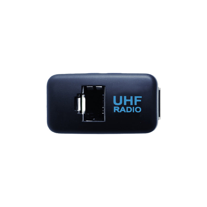 RJ45 Passthrough to suit Toyota - Horizontal - Blue / Horizontal (Text Right)