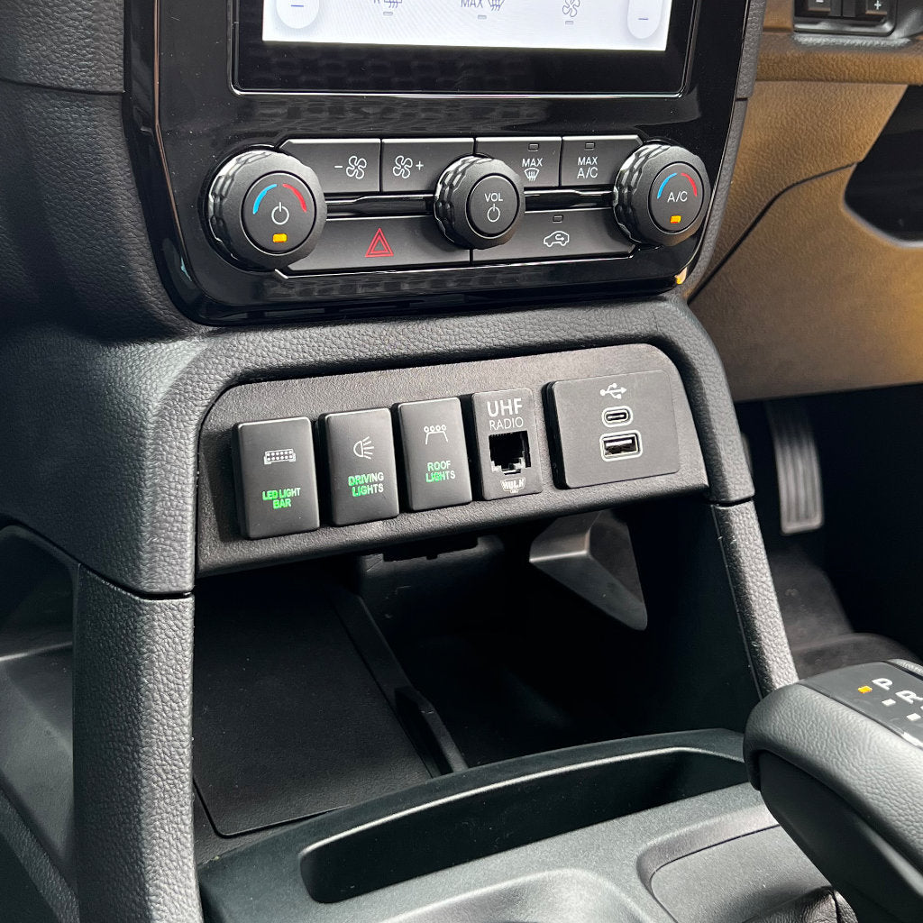 Dash Switch Cluster for Ford Ranger 2022+ (XLT/Sport)