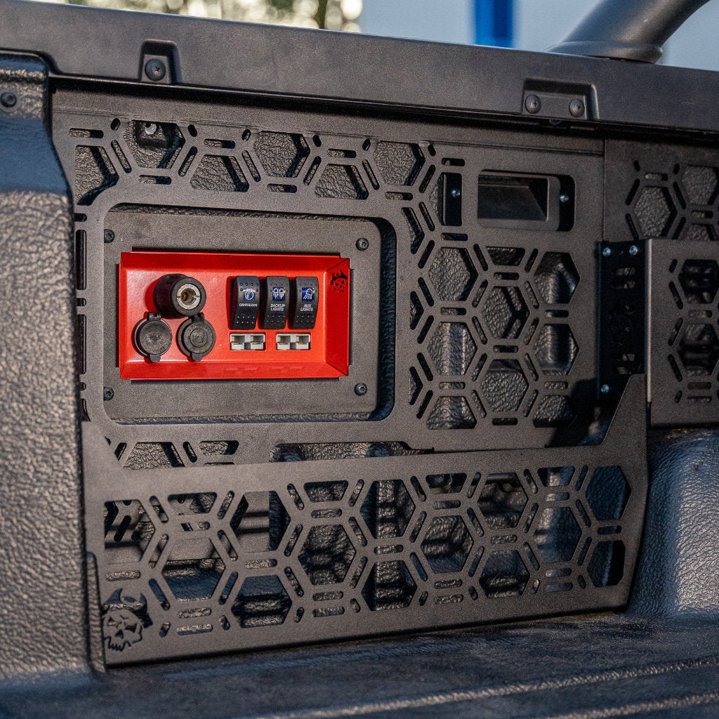 Pirate Camp Co - Molle Panel + Storage Pocket | Plastic Tub Liner | Next Gen Ford Ranger or Raptor 2022+