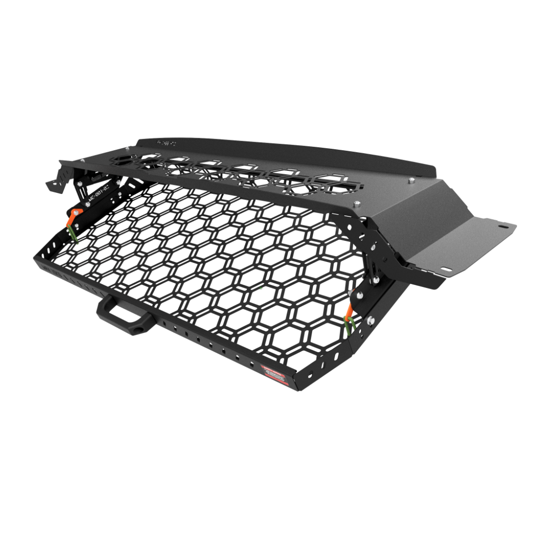 Drop Down Rear Roof Parcel Shelf | Nissan GU Patrol - Parcel Shelf + (1 x Small + 1 x Medium Wildtrak Canvas Bag)