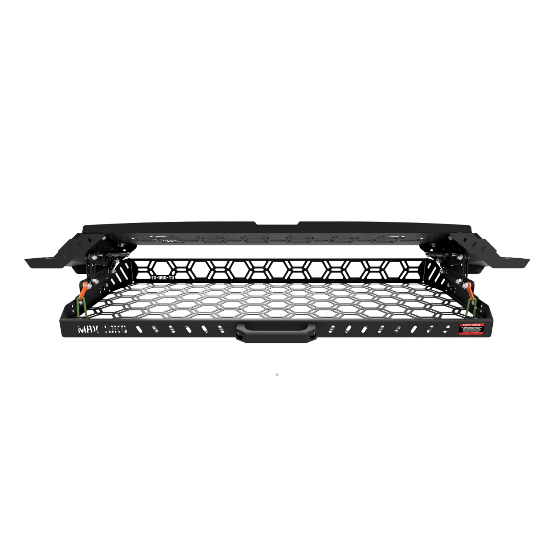 Drop Down Rear Roof Parcel Shelf | Nissan GU Patrol - Parcel Shelf + (1 x Small + 1 x Medium Wildtrak Canvas Bag)
