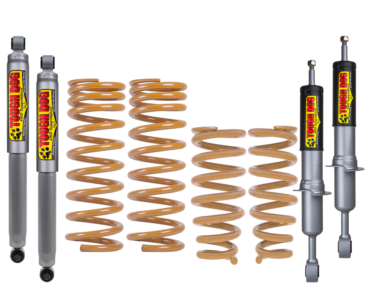 Tough Dog Foam Cell Suspension Kit – BYD Shark – Heavy Rear Load 500kg+ Constant – No Bullbar / Alloy Bullbar / Steel Bullbar