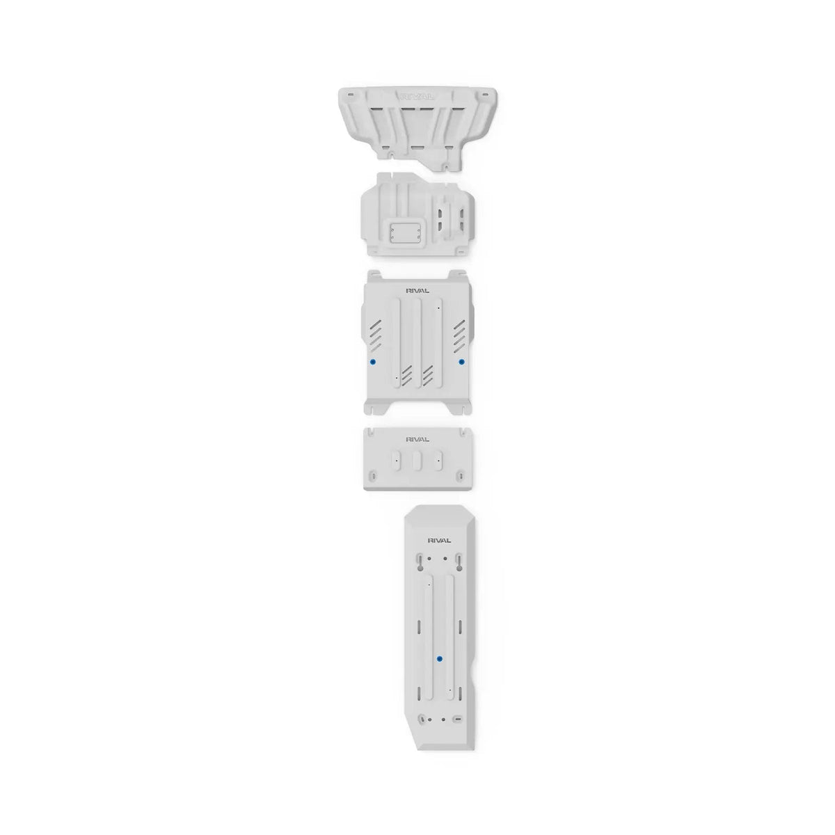 Set of 5 Aluminum Bash Plates Ford Ranger Next Gen 2022- / Amarok (2023-Present)