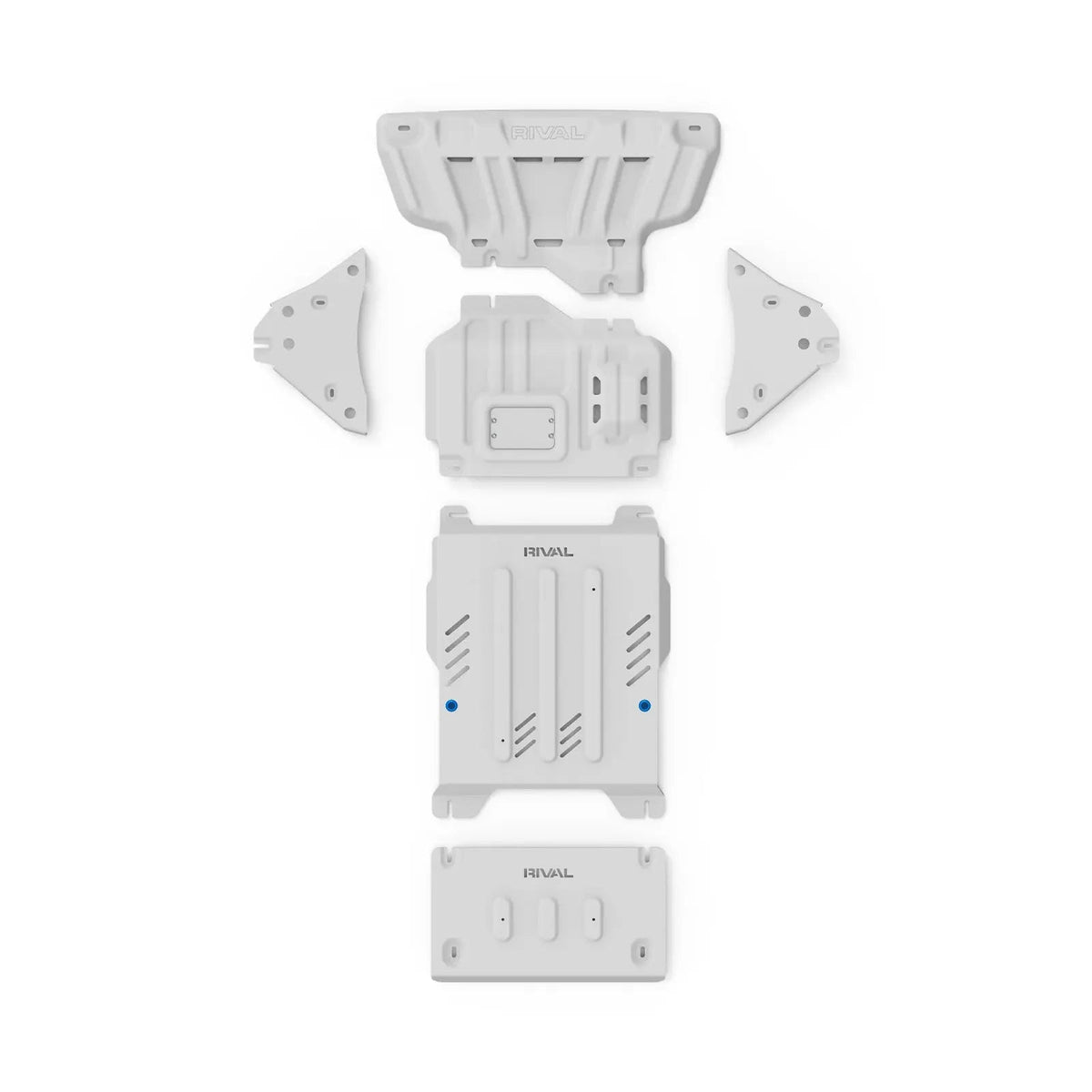 Set of 5 Aluminum Bash Plates Ford Ranger Next Gen 2022-/ Ford Everest Next Gen / Amarok (2023-Present)
