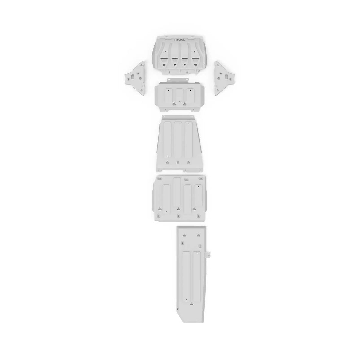 Set of 6 Aluminum Bash Plates Ford Ranger PX1/PX2/PX3 (2012–2022)