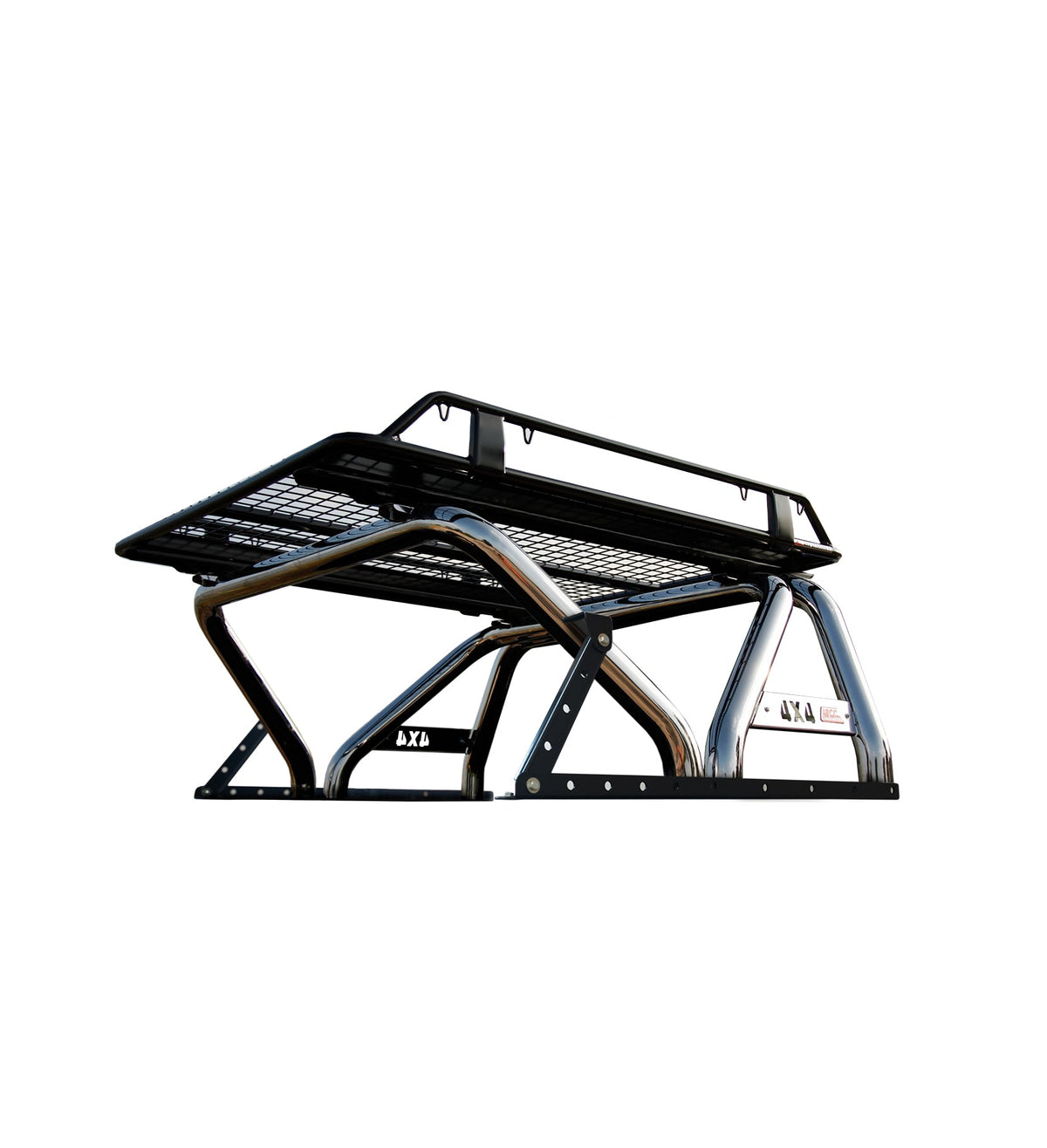 All-New Amarok 2023-On - 03205STR Swing Sport Bar Stainless Tube with Roof Rack Package - SKU MCC-04002-05S185TR