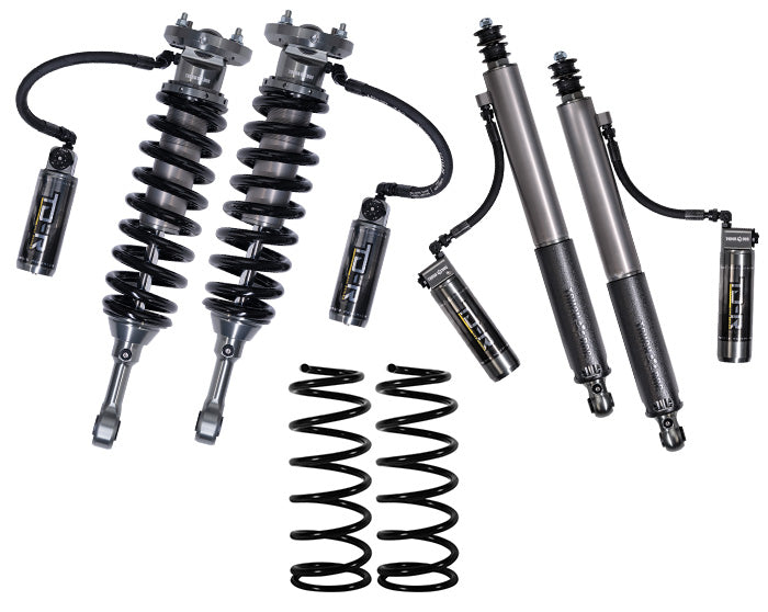 Tough Dog TD-R Pro Series Remote Reservoir Suspension Kit – Ford Everest UB - Aluminium Uprights / Ford Everest UB - Steel Uprights – Medium Rear Load 300kg+ Constant – Bullbar + Winch