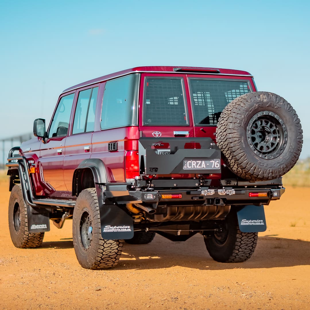 The Cruiser Company - 76 Series Rear Bar Tow Bar