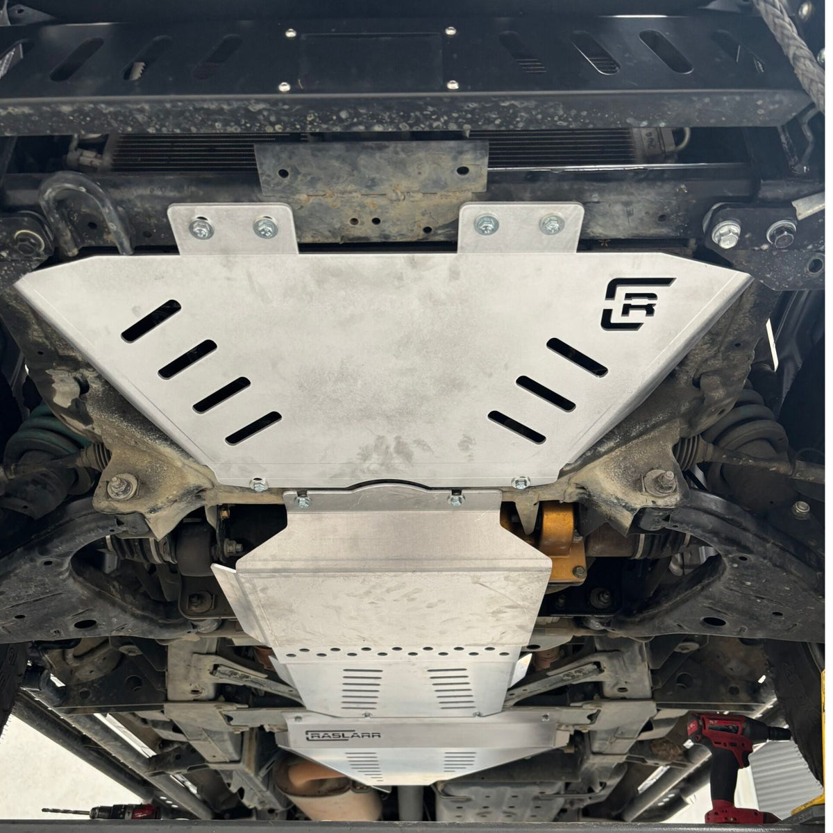 S1-3 Y62 Nissan Patrol Bash Plates - No Diff Drop / Satin Black Powder Coat