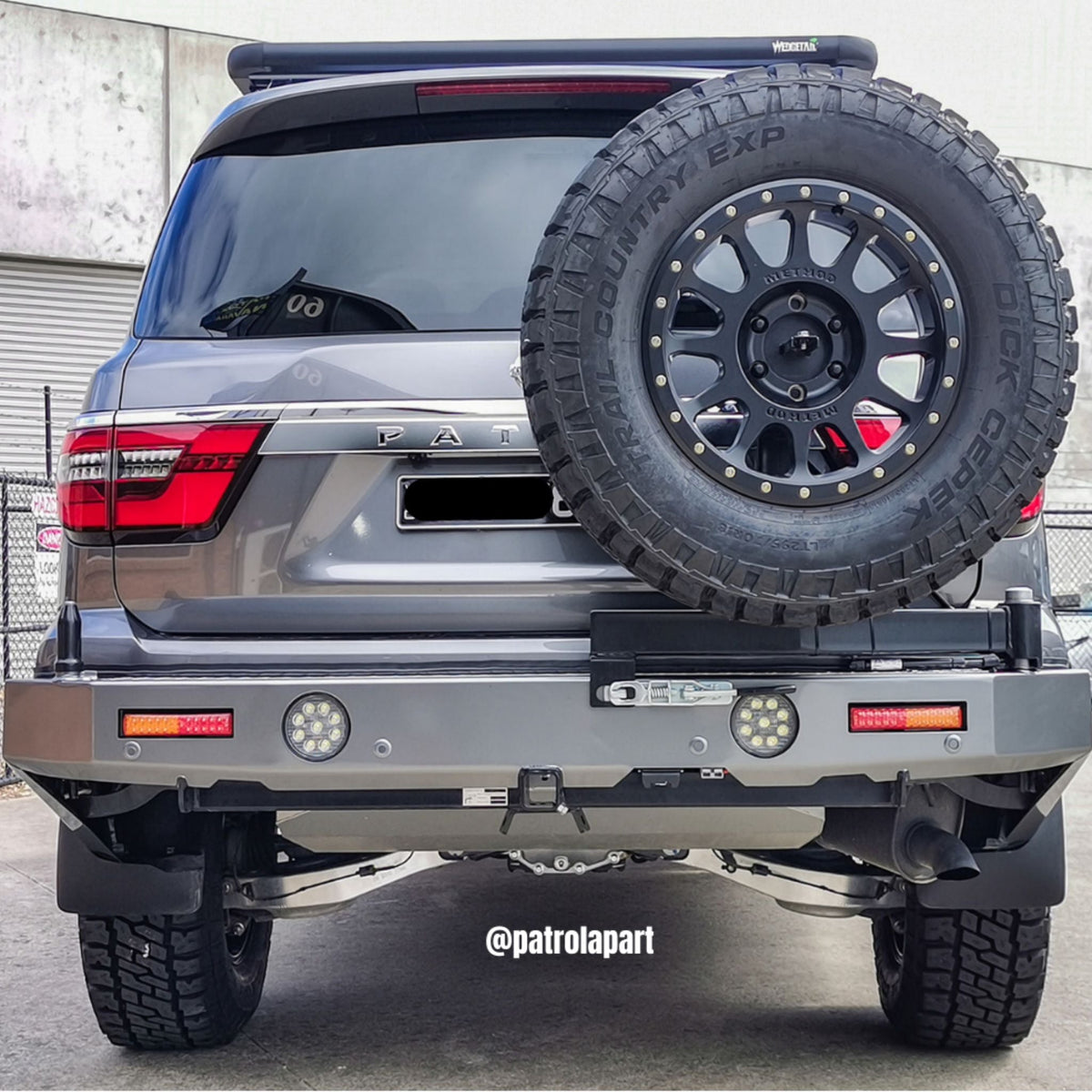 S5 Y62 Nissan Patrol 'OG' Rear Bar - 2021 / Yes 360 Camera / Side Hoops: No