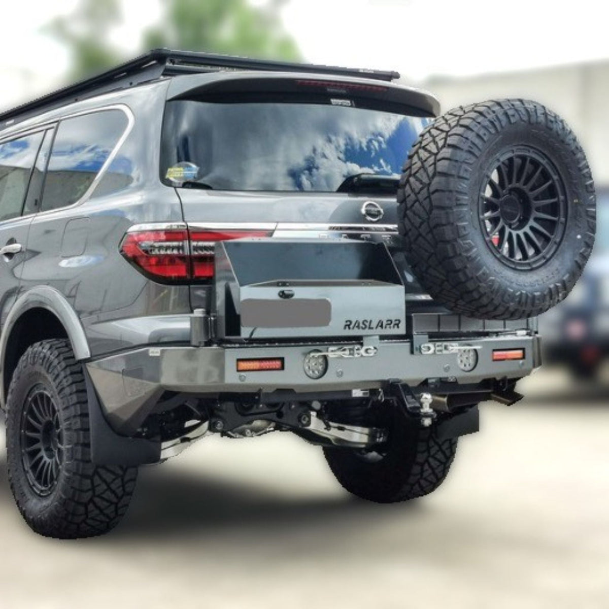 S5 Y62 Nissan Patrol 'OG' Rear Bar - 2023 / Yes 360 Camera / Side Hoops: Yes