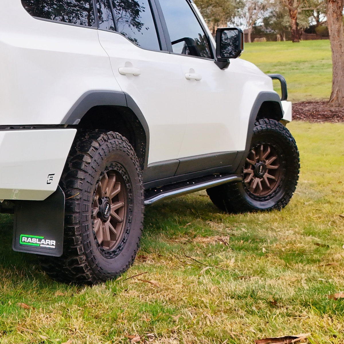 250 Series Toyota LandCruiser Prado Rock Sliders - VX / Multi Hole Top
