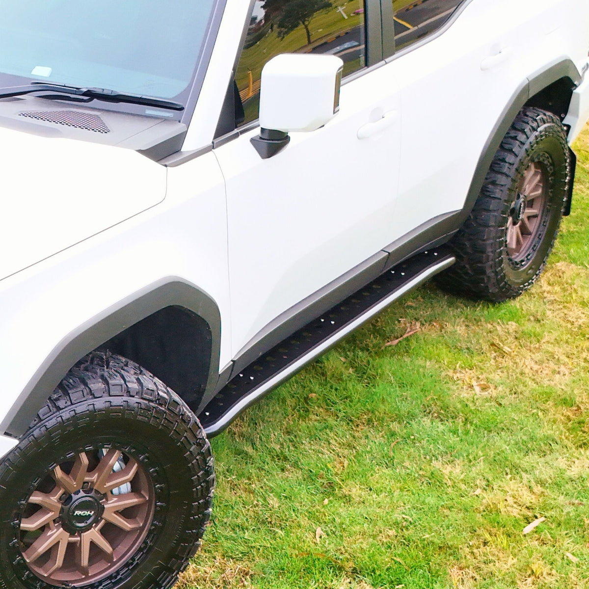 250 Series Toyota LandCruiser Prado Rock Sliders - GXL / Custom Top