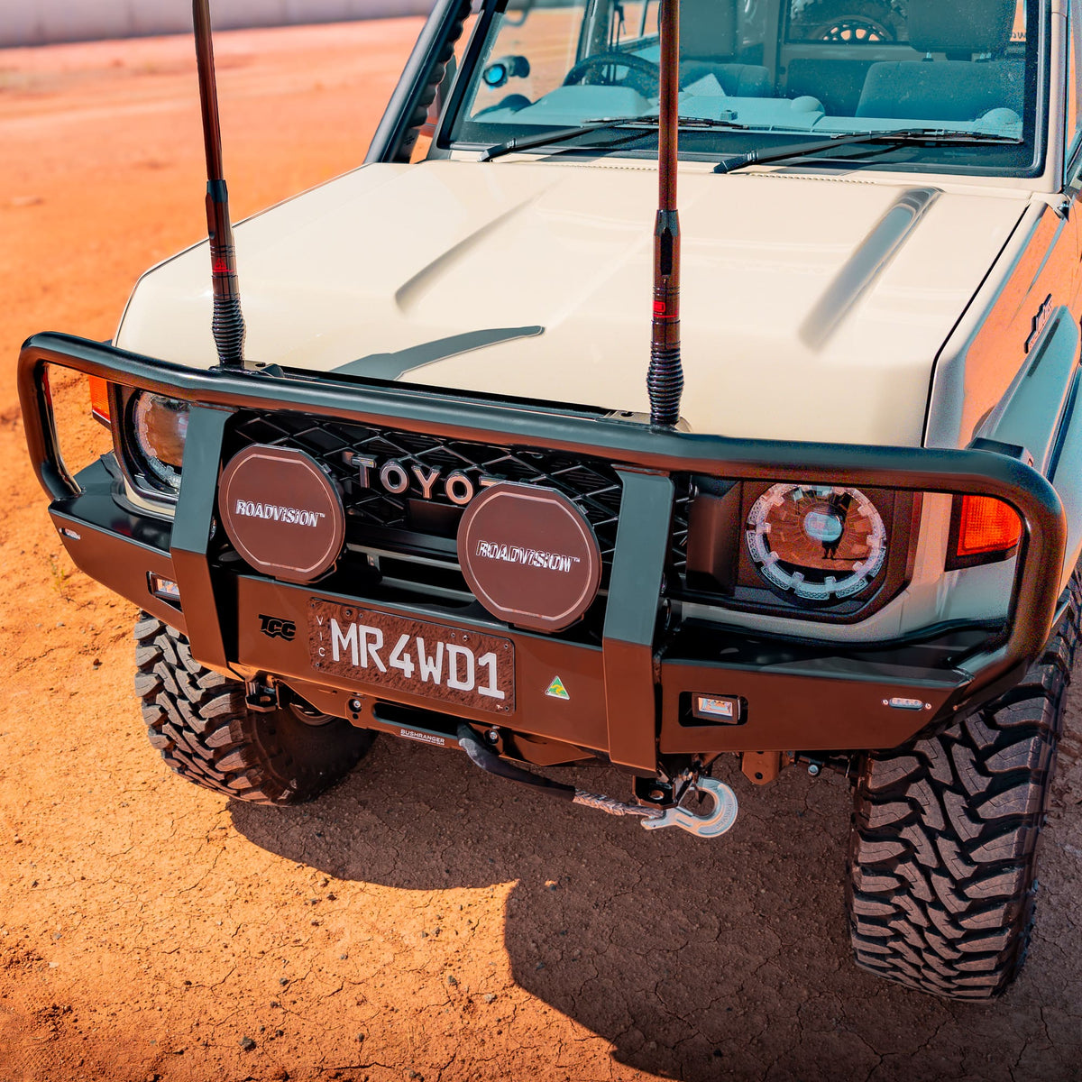 70 Series LandCruiser Bull Bar - Facelift (2024 - Present)