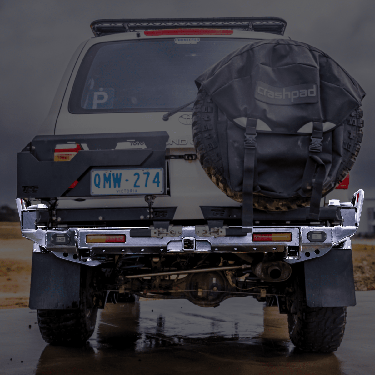 The Cruiser Company - Toyota LandCruiser 105 Series - Tow Bar Rear Bar Upgrade Kit