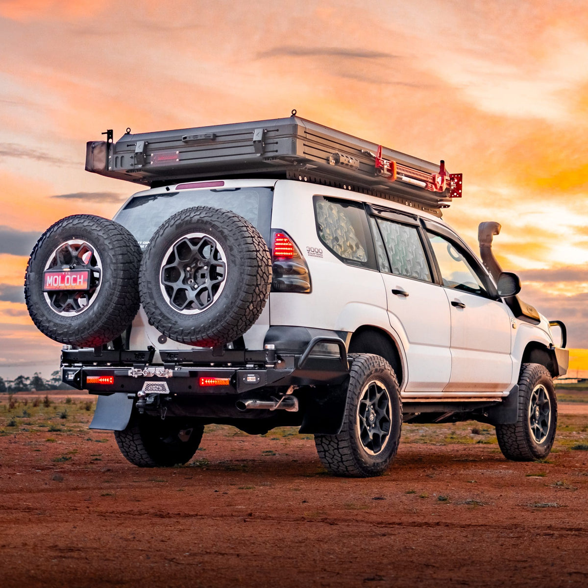 The Cruiser Company - Toyota 120 Prado Rear Bar