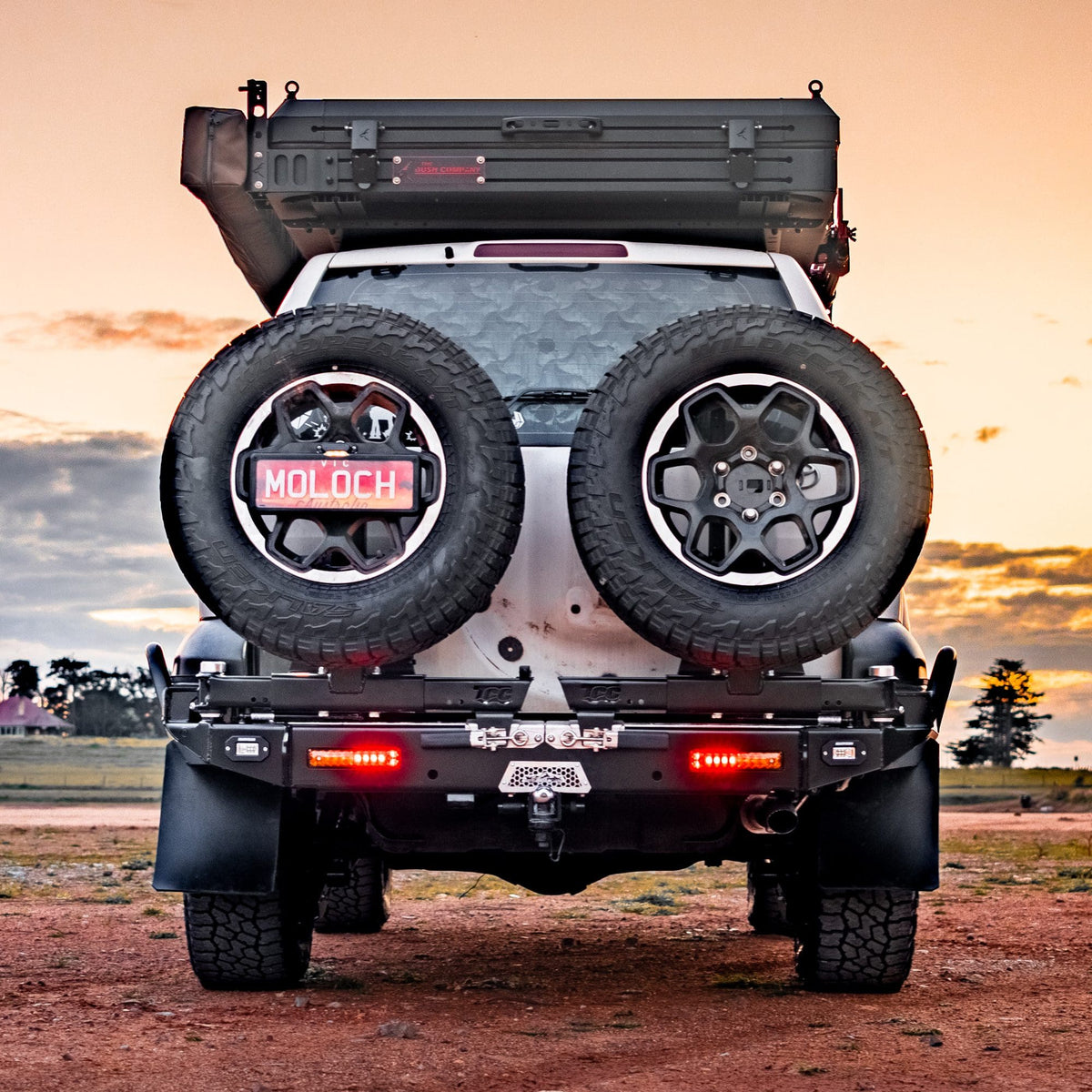 The Cruiser Company - Toyota 120 Prado Rear Bar