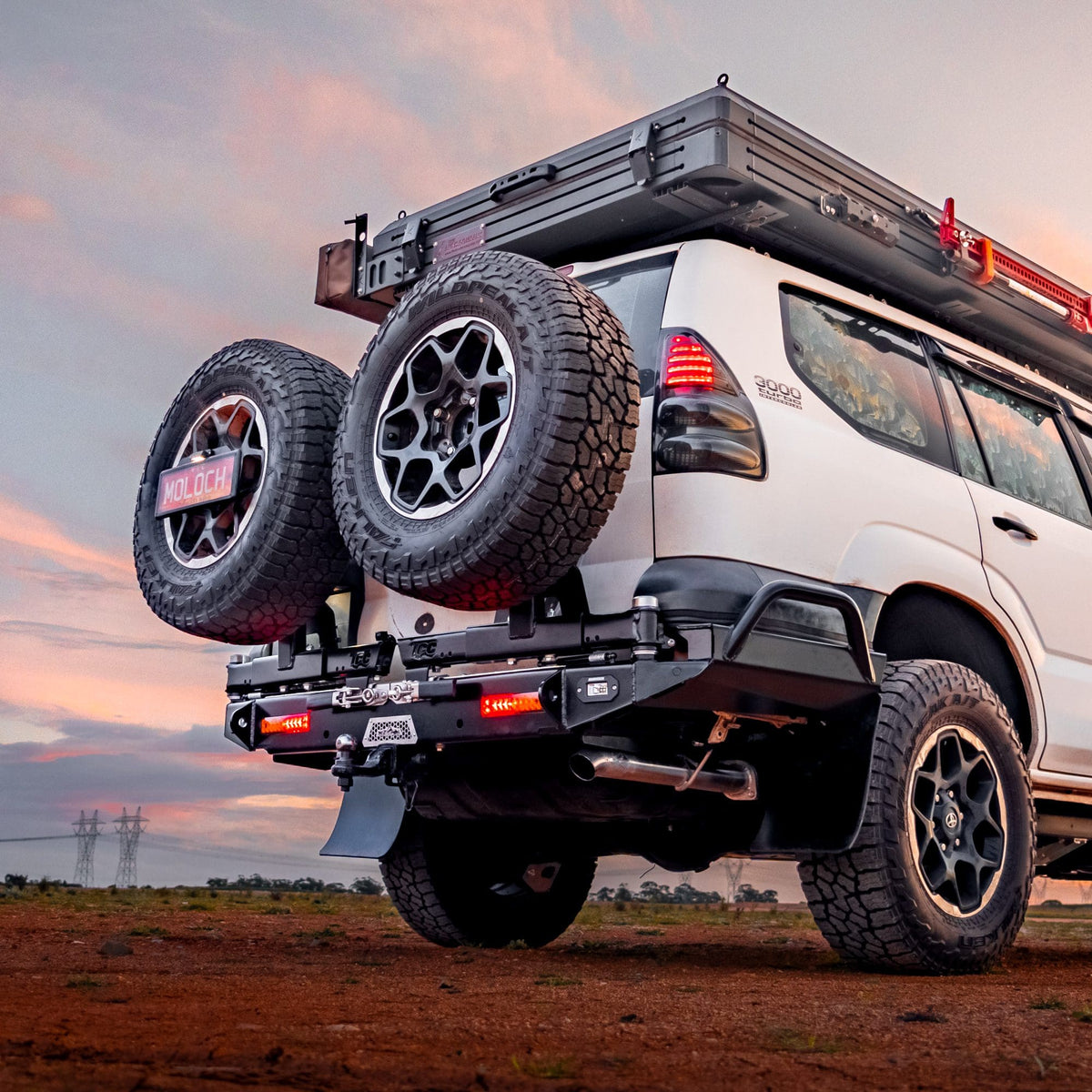 The Cruiser Company - Toyota 120 Prado Rear Bar