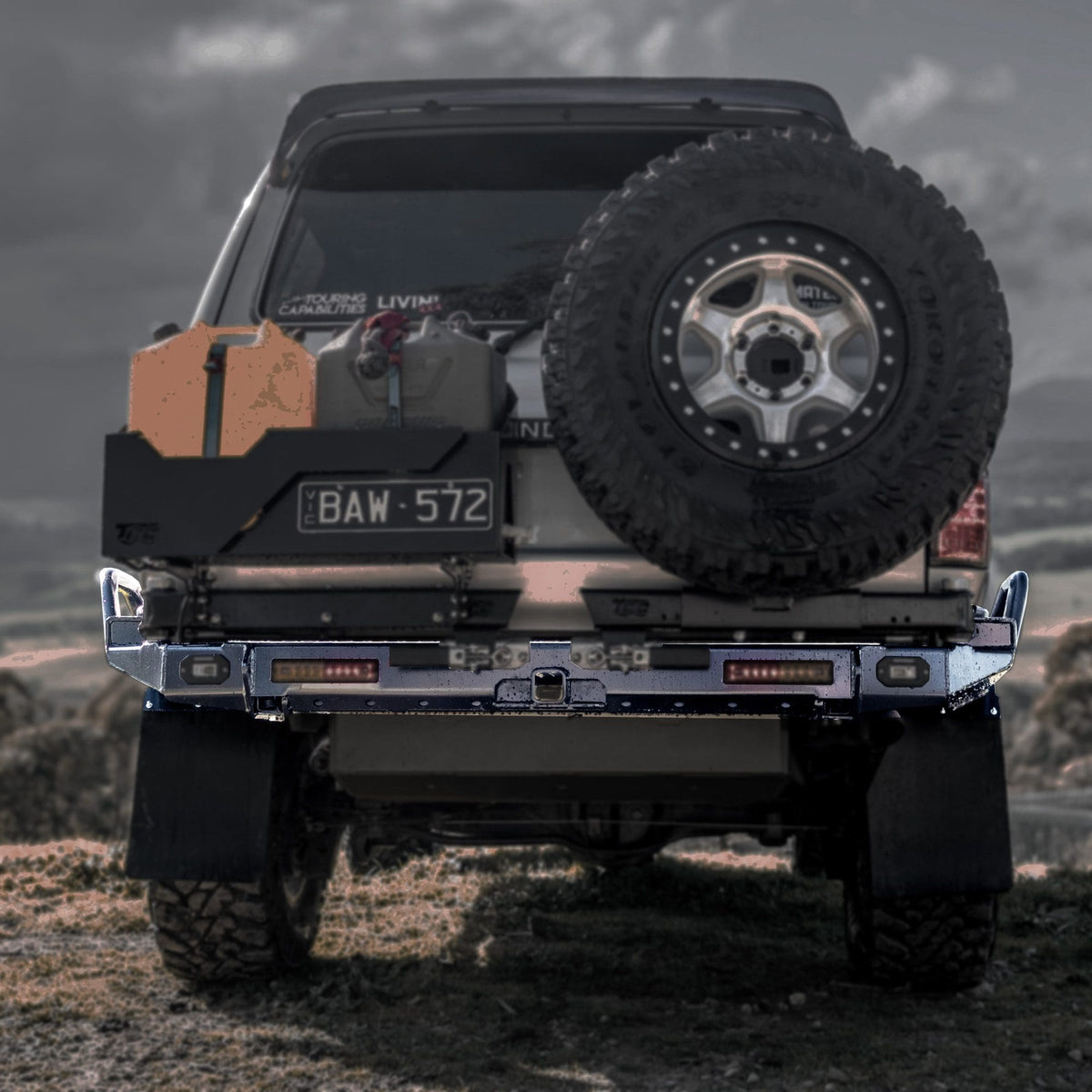 The Cruiser Company - Toyota LandCruiser 80 Series - Tow Bar Rear Bar Upgrade Kit