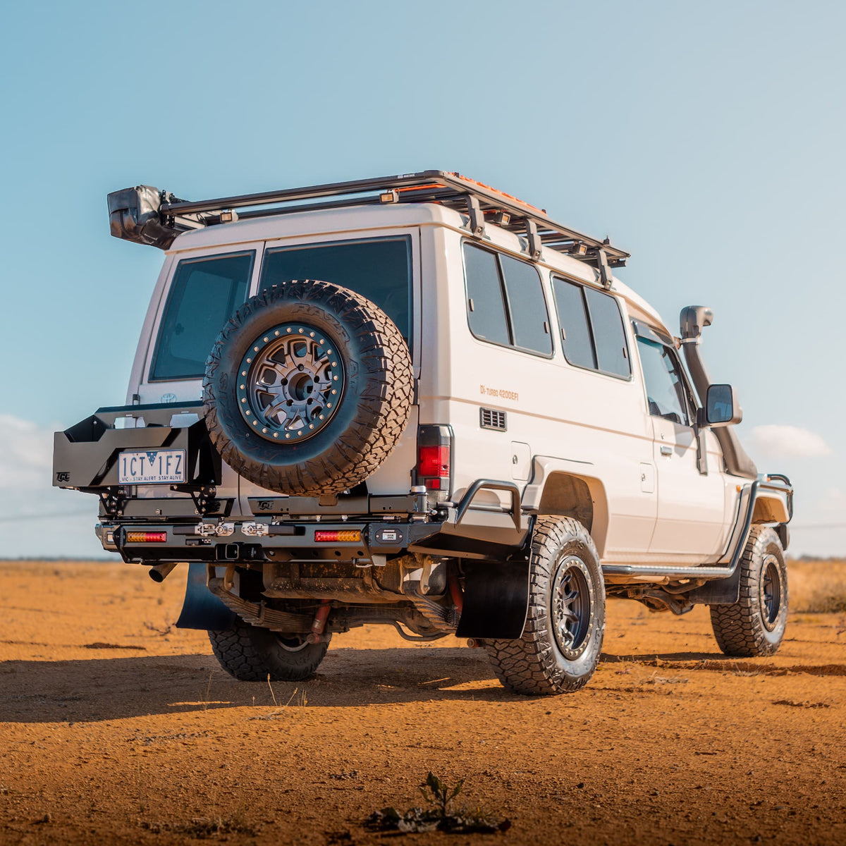 The Cruiser Company - 78 Series Troopcarrier Rear Bar Tow Bar