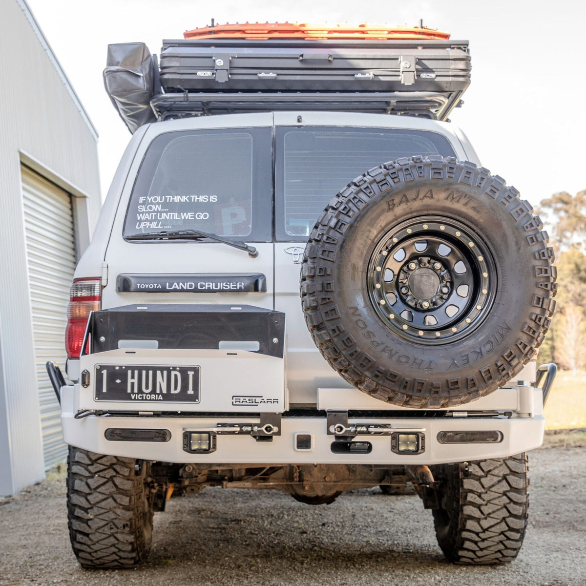 105 Series Toyota LandCruiser Rear Bar V2 (Super High Clearance) - 2005