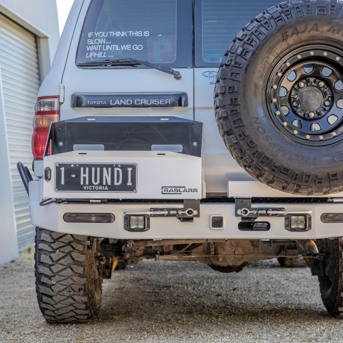105 Series Toyota LandCruiser Rear Bar V2 (Super High Clearance) - 2005