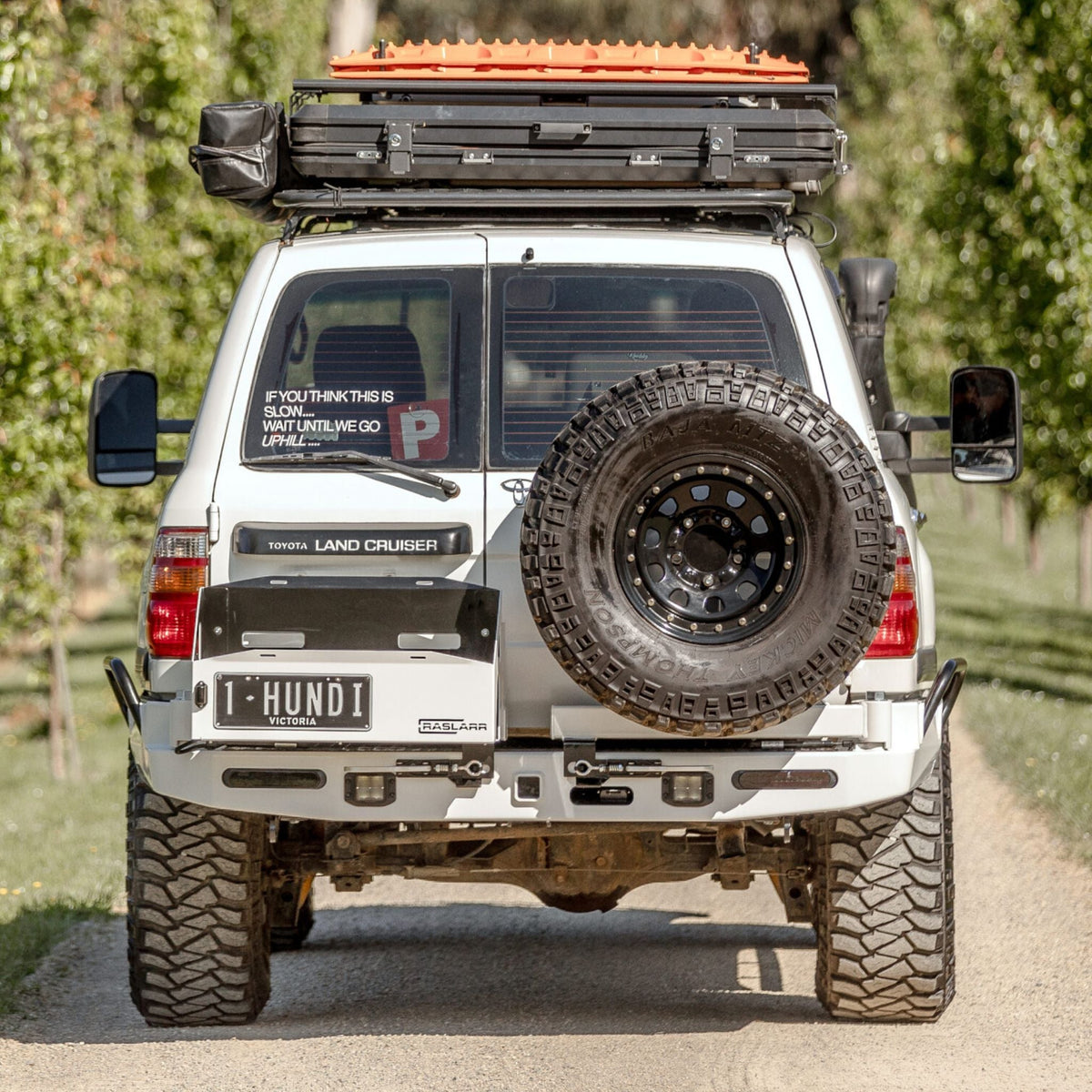 105 Series Toyota LandCruiser Rear Bar V2 (Super High Clearance) - 2001