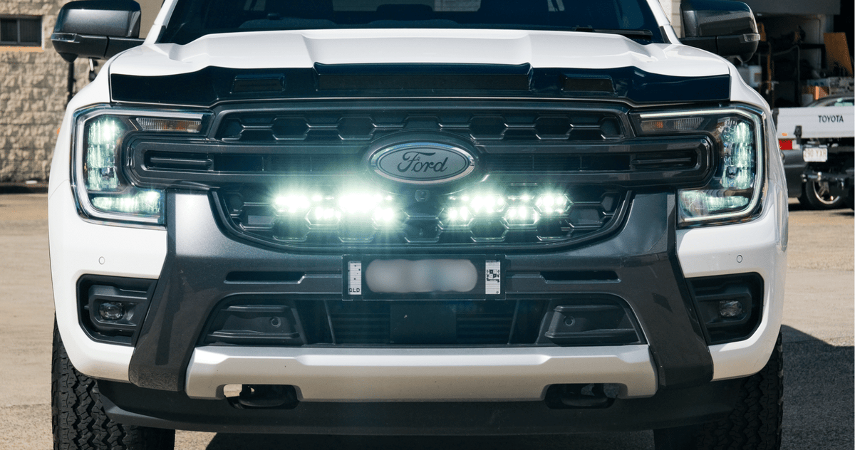 Ford Next-Gen Ranger Light Bar Behind Grille Kit