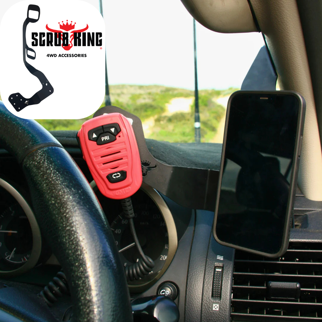 Toyota Prado 150 Phone and UHF Mount