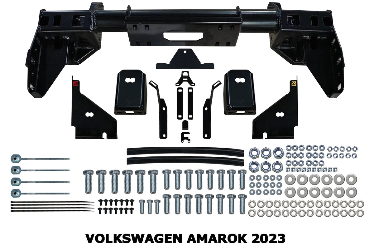 All-New Amarok 2023-On - Bull Bar Brackets Includes (078/707/808/AW) - SKU MCC-04002-BB