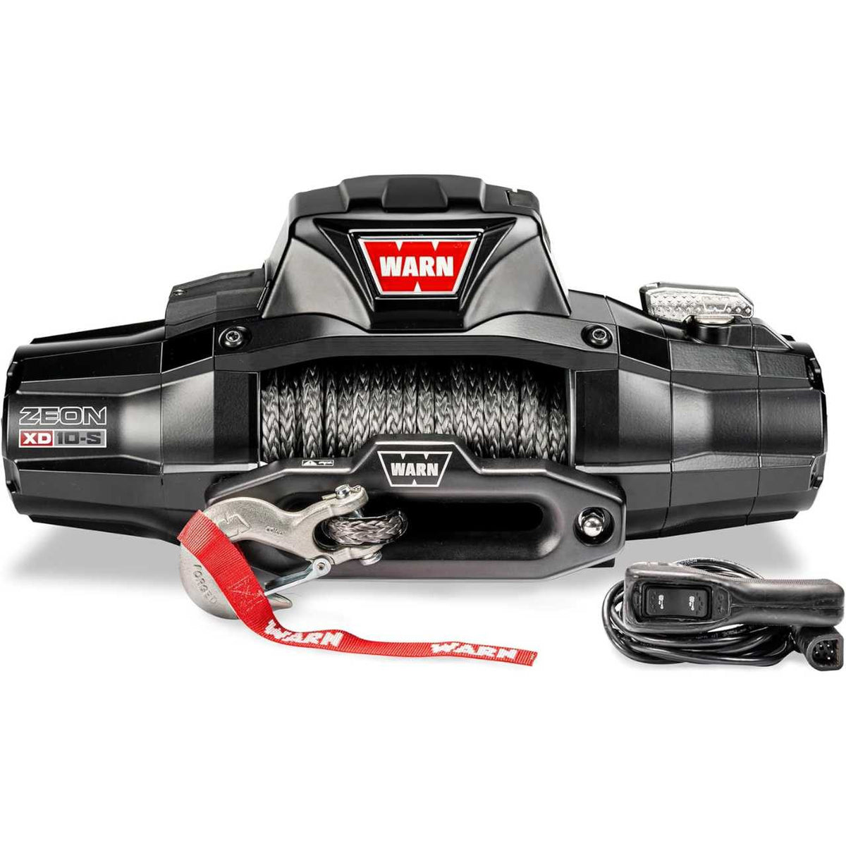 WARN ZEON XD 10-S 10,000lb 12V Electric Winch, 100ft Spydura Synthetic Rope