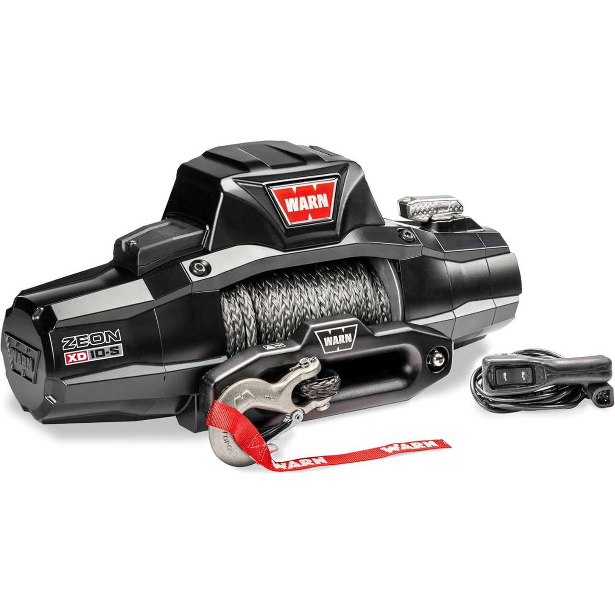 WARN ZEON XD 10-S 10,000lb 12V Electric Winch, 100ft Spydura Synthetic Rope