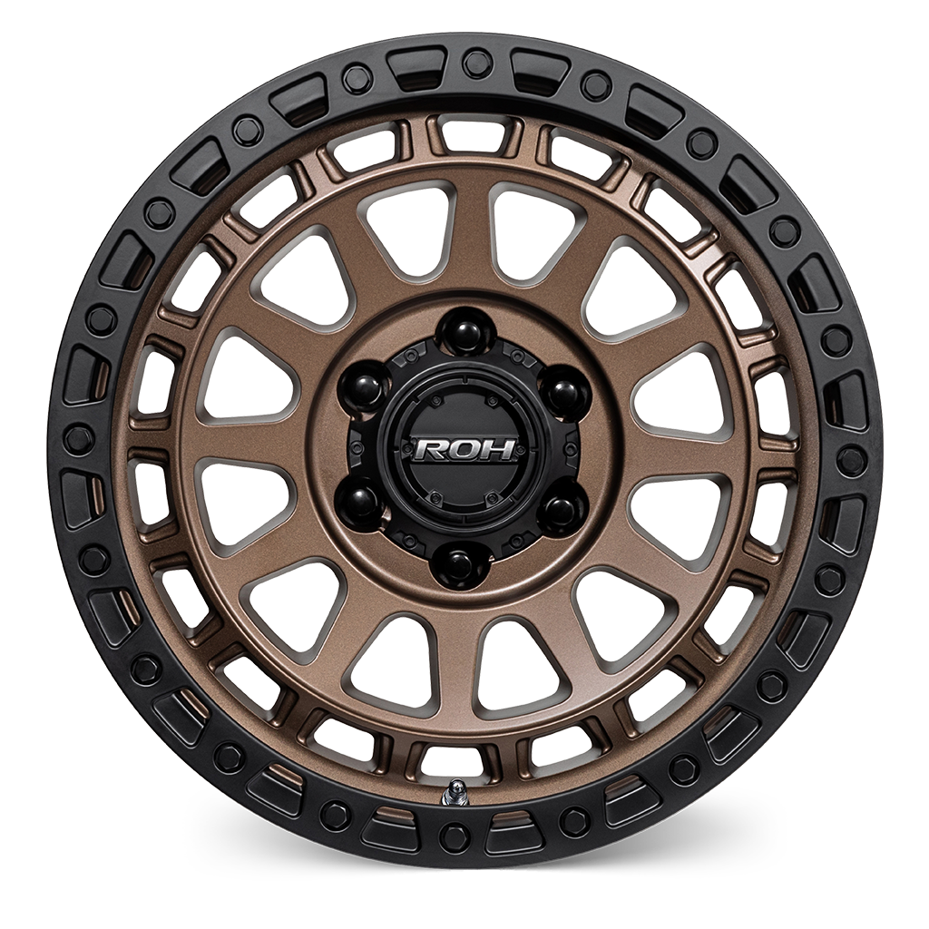 17X9 12 6/139.7 ASSAULT BRONZE CENTRE BLACK LIP