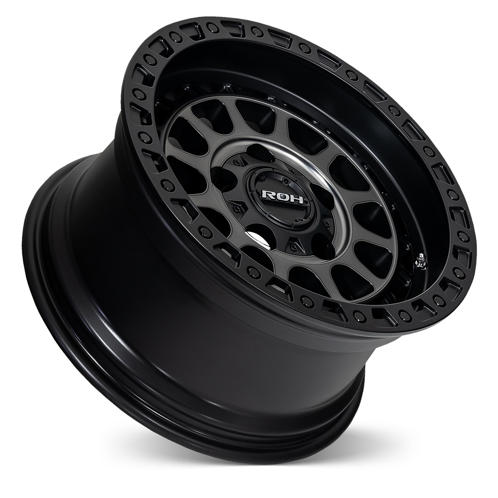 18X9 25 6/139.7 ASSAULT GRAPHITE CENTRE BLACK LIP
