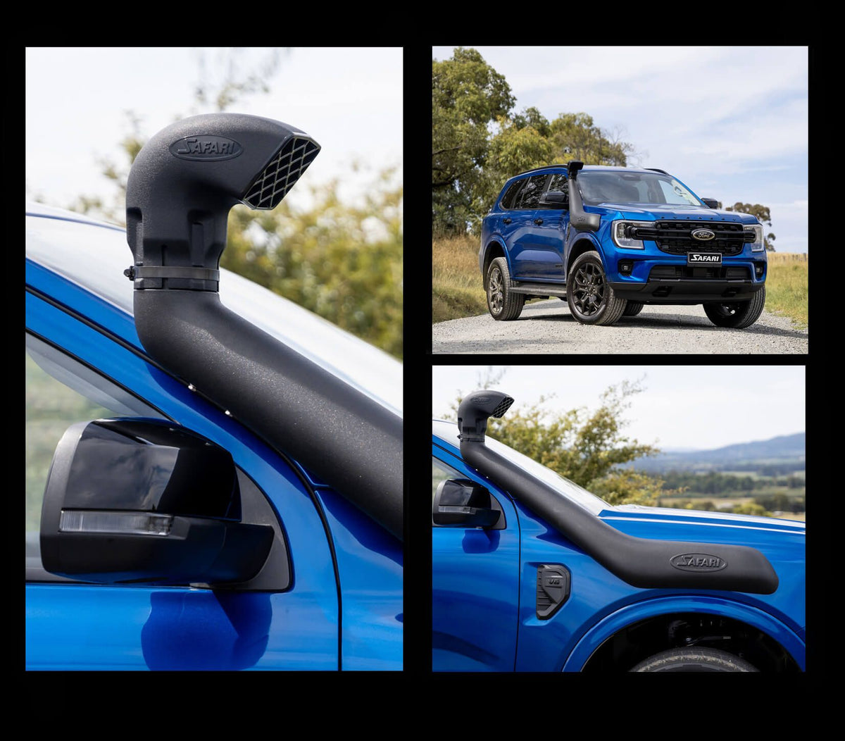 Safari V-Spec Snorkel to suit Ford Ranger P703 & Everest U704 2.0L Bi-Turbo & 3.0L V6 Diesel