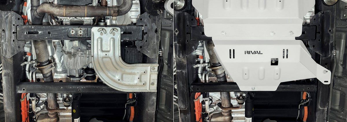 Aluminium Transfer Case Bash Plate - Ford F-150 (2014-Present), PowerBoost