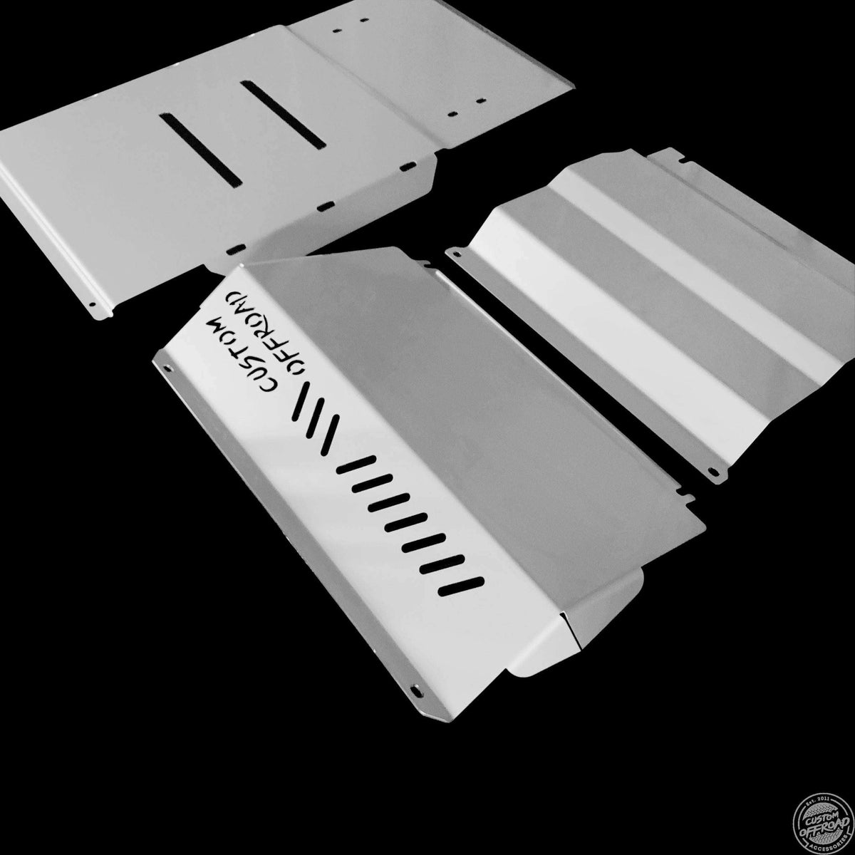 Custom Offroad - Underbody Protection for Mitsubishi Pajero Sport QE - QF - QG - Bash Plate Combos - 2 Piece